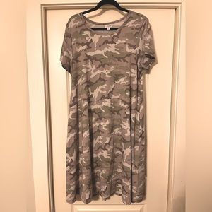 LulaRoe Camo Jessie Dress